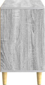 vidaXL Πλαϊνό γραφείο Γκρι Sonoma 89 x 34,5 x 60 εκ.