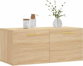 vidaXL Ντουλάπι Τοίχου Sonoma Δρυς 80x36,5x35 εκ. Επεξεργασμένο Ξύλο