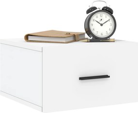 vidaXL Κομοδίνα Επιτοίχια 2 τεμ. Λευκά 35x35x20 εκ.