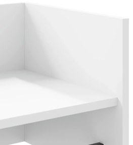 vidaXL Ράφι Τοίχου Λευκό 70,5 x 35 x 30,5 εκ. από Επεξεργασμένο Ξύλο