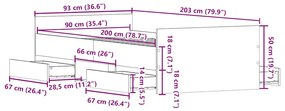 ΠΛΑΙΣΙΟ ΚΡΕΒΑΤΙΟΥ ΧΩΡΙΣ ΣΤΡΩΜΑ 90X200 ΕΚ. ΕΠΕΞΕΡΓΑΣΜΕΝΟ ΞΥΛΟ 3328803