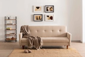 3-Seat Sofa-Bed Hiko - Cream Cream