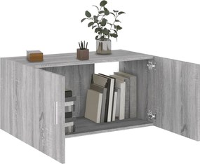 vidaXL Ντουλάπι Τοίχου Γκρι Sonoma 80 x 39 x 40 εκ. από Επεξεργ. Ξύλο