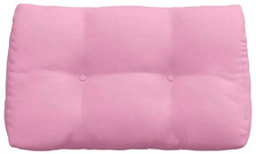 vidaXL Μαξιλάρι Πλάτης Ροζ 80 x 24 x 50 εκ ύφασμα