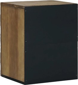 vidaXL Κρεμαστό Ντουλάπι Μπάνιου Καφέ 38 x 33,5 x 48 εκ.