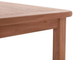 Τραπέζι PRESSCOT Ορθογώνιο Ξύλο ΤΕΑΚ Φυσικό 140x80x76Υ εκ. 140x80x76 εκ.