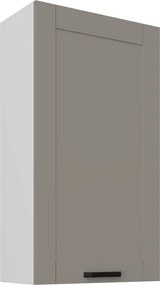 Κρεμαστό ντουλάπι Nelor 60 G 108 1F-Γκρι σπέσιαλ - Λευκό