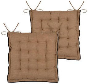 Μαξιλάρι Καρέκλας 2 Όψεων (38x38+4) S-F Camel CUD092008GAL