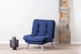 Πολυθρόνα Κρεβάτι  Σκούρο Μπλε MISA SOLO 105x88x90