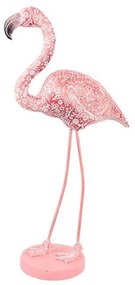 Διακοσμητικό Φλαμίνγκο Roseus 019754 24x12xH46cm Pink Polyresin