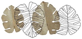 Διακοσμητικό Τοίχου ICY226 102,5x5x46cm Black-Gold Espiel Metal