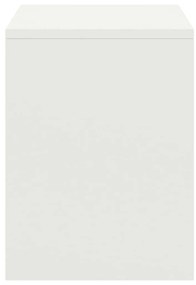 vidaXL Κομοδίνα 2 τεμ. Λευκά 35 x 30 x 40 εκ. από Μασίφ Ξύλο Πεύκου