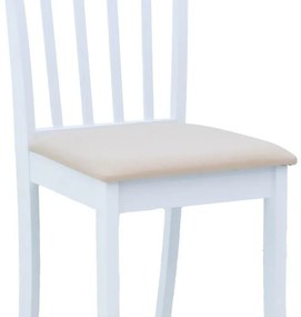 Καρέκλα Houston σε λευκή απόχρωση 40x49x94εκ 2αδα 40x49x94 εκ.