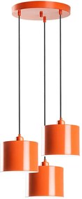 Φωτιστικό Οροφής Duz 892OPV2098 Φ45x110cm 3xE27 40W Orange Opviq
