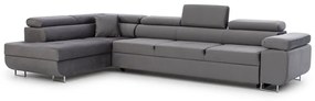 Γωνιακός καναπές Κρεβάτι Annabelle Maxi, με αποθηκευτικό χώρο, γκρί 340x98x201cm-Αριστερή γωνία-BOG7124