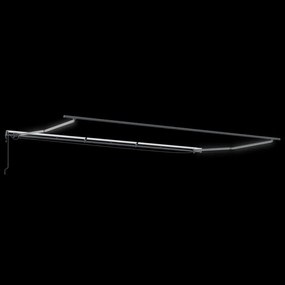 vidaXL Ύφασμα Ομπρέλας Πράσινο και κίτρινο 600 x 300 εκ Πολυεστέρας