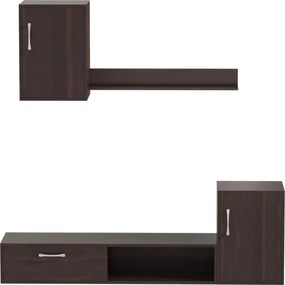 Σύνθεση σαλονιού Ranian μελαμίνης καρυδί