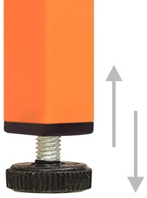 vidaXL Ντουλάπι Αποθήκευσης Πορτοκαλί 42,5 x 35 x 101,5 εκ. από Ατσάλι