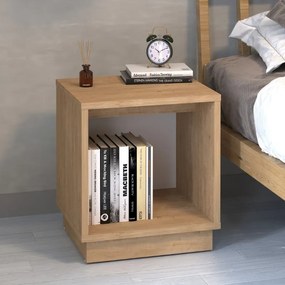 Κομοδίνο Gino Megapap χρώμα sapphire oak 40x35,3x45εκ.-GP041-0093,2
