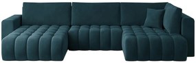 Γωνιακός καναπές Bonita-Petrol-Αριστερή - 350.00 Χ 170.00 Χ 85.00