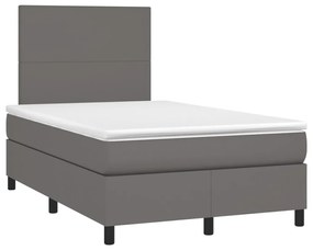 ΚΡΕΒΑΤΙ BOXSPRING ΜΕ ΣΤΡΩΜΑ ΓΚΡΙ 120X190ΕΚ. ΑΠΟ ΣΥΝΘΕΤΙΚΟ ΔΕΡΜΑ 3269969