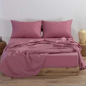 Σεντόνι Υπέρδιπλο Επίπεδο (240x270) Nef-Nef Homeware Basic Σάπιο Μήλο