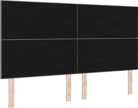 vidaXL LED κεφαλάρι με LED ταινίες φωτός Taupe 180 cm ύφασμα