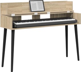 vidaXL Γραφείο Στούντιο Sonoma Δρυς 110 x 40 x 19,5 εκ.