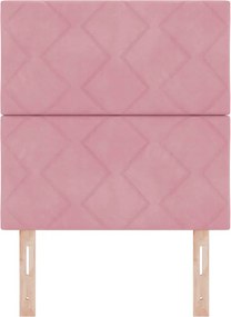 vidaXL Κεφαλάρι Ροζ 80 cm Βελούδο