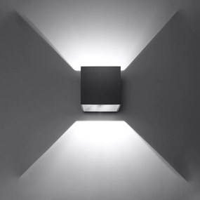 Sollux Φωτιστικό τοίχου Quad 1,αλουμίνιο,1xG9/40w