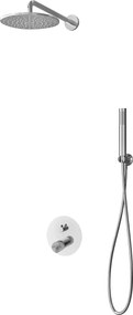 Karag Joan Marmo 24668-SET Bianco - Εντοιχιζόμενο σύστημα ντους 2 εξόδων