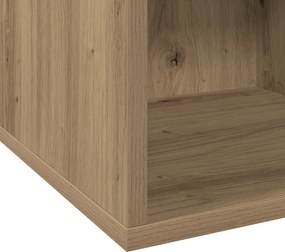 vidaXL Κουτί Άλμπουμ Βινυλίου Artisan Δρυς 37 x 36,5 x 38 εκ.