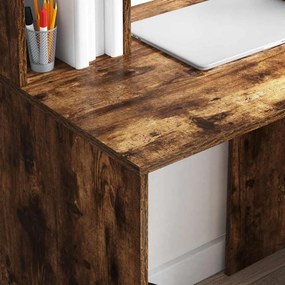 vidaXL Γραφείο Καπνιστό Δρύς 91 x 50 x 149 cm Επεξεργασμένο Ξύλο