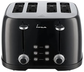Fram FTP-800BK Φρυγανιέρα 4 θέσεων 1600W Μαυρη