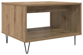 vidaXL Τραπεζάκι σαλονιού artisan δρυς 60 x 50 x 40 εκ