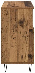 vidaXL Πλαϊνό γραφείο Παλιό ξύλο 60 x 35 x 70 cm