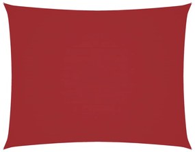 vidaXL Πανί Σκίασης Ορθογώνιο Κόκκινο 3 x 4 μ. από Ύφασμα Oxford