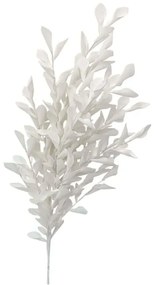 Τεχνητό Κλαδί Με Φύλλα Χωνάκια 00-7077-4 30x110cm White Marhome Foam