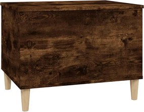 vidaXL Τραπεζάκι Σαλονιού Καπνιστή Δρυς 60x44,5x45 εκ. Επεξ. Ξύλο