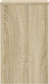 vidaXL Βάσεις Φυτών 2 Τεμ. Sonoma Δρυς 30x30x50 εκ. Επεξεργασμένο Ξύλο