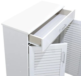 Παπουτσοθήκη-ντουλάπι SANTE pakoworld 20 ζεύγων χρώμα λευκό 80x37x123εκ - Μελαμίνη - 123-000026