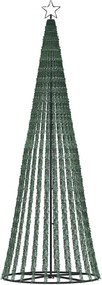 vidaXL Χριστουγεννιάτικο δέντρο LED 475 LED Ψυχρό Λευκό 247 εκ.
