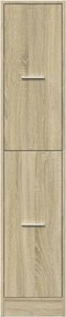 vidaXL Ντουλάπι Φαρμακείου Sonoma Δρυς 30x41x144,5 εκ. από Τεχνητό Ξύλο