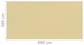 Χαλί Σκηνής Μπεζ 300 x 600 εκ.