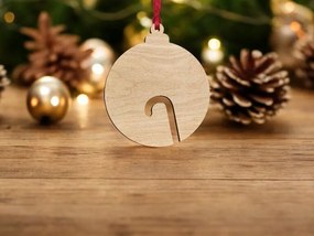 Intra απο ξύλο plywood 3mm-4mm πάχος – Μπιχλιμπίδι με χριστουγεννιάτικο δέντρο από ζαχαροκάλαμο 35x40 cm INTRAVECTRY-MY545355