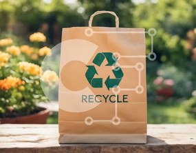 Intra Συλλεκτικό Ξύλινο Παζλ Plywood 4mm - Τσάντα ανακύκλωσης σε περιβάλλον κήπου Σε Ξύλινο Κουτί - Διαστάσεις Puzzle: 10x10 cm – 25 κομμάτια