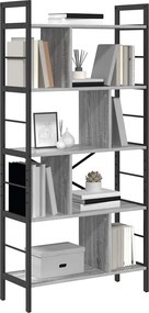 vidaXL Ράφι Βιβλίων 9 επιπέδων 75 x 30 x 156 εκ. Επεξεργασμένο Ξύλο