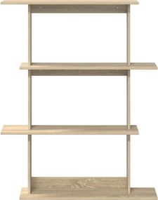 vidaXL Ράφι Τοίχου Sonoma Δρυς 100 x 20 x 126 εκ. Επεξεργασμένο Ξύλο
