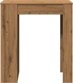 vidaXL Τραπέζι Μπαρ με Ράγες Δρυς 95x47x103,5 εκ. Επεξεργ. Ξύλο