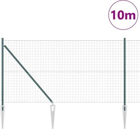 vidaXL Συρματόπλεγμα με ακίδες 10 x 1,2 μ (Π x Υ)